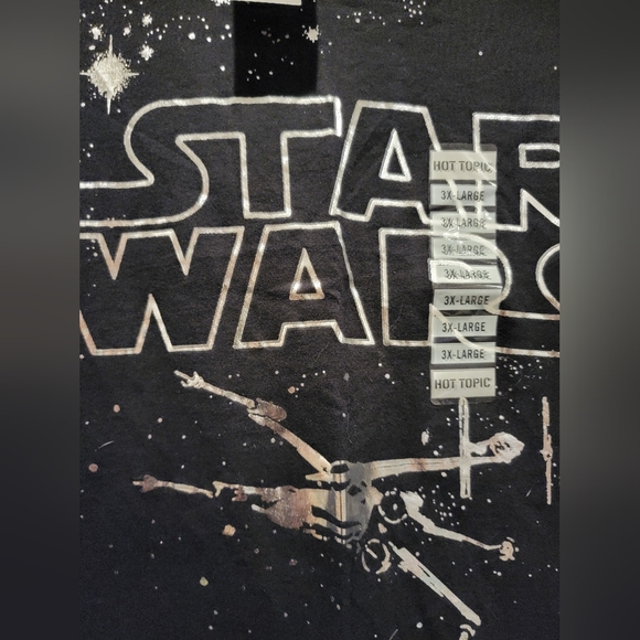 HOT TOPIC Star Wars Foiled Graphic Tee Size 3x - Picture 6 of 9